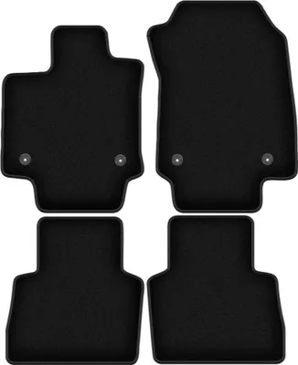 Image de Tapis de sol velours sur-mesure pour Lexus NX II (2021-, 0) noir, jeu 4 pièces, fixations