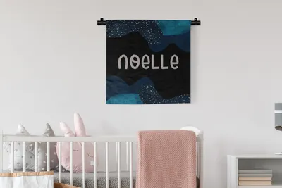 Produktbild von MuchoWow® Wandteppich Wandbehang Noelle - Pastell - Mädchen 60x60 cm Tapisserie Dekoration Wandtuch - Dekorationen - Wand Decke