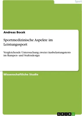 Produktbild von Sportmedizinische Aspekte im Leistungssport