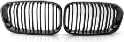 Immagine prodotto di Griglia del radiatore Griglia sportiva Griglia in carbon look per BMW Serie 1 F20 F21 dal 2015