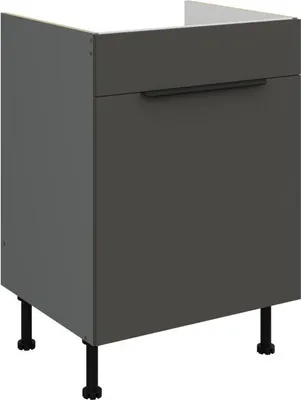 Produktbild von LUNARA Spülenunterschrank – Breite 60 cm, Graphit/Anthrazit