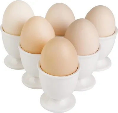 Produktbild von Keramische Eierdosen weich hartgekocht 6er Set Frühstück