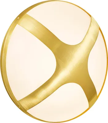 Produktbild von Nordlux Wandleuchte Außenleuchte Cross Messing Ø26cm IP54 max. 15W E27 ohne Leuchtmittel