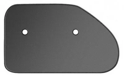 Image de reer Pare-soleil pour vitres triangulaires, lot de 2, protection solaire, protection contre l'éblouissement, protection visuelle, 74118