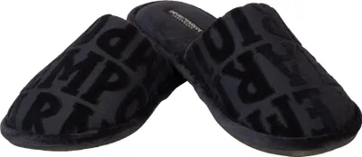 Produktbild von EMPORIO ARMANI Herren-Slipper, Hausschuhe mit Logo-Stoff, Artikel XJPM17 XN868, Unterwäsche-Slipper, EU41 - UK 7 - US 7.5 - CN 263 / 91, Cotone 77%,Poliestere 23%