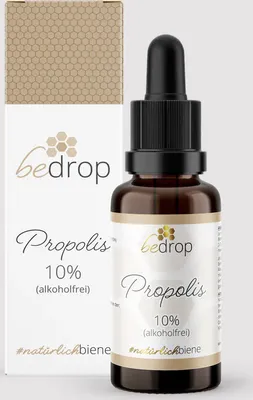 Produktbild von Propolis Tinktur Alkoholfrei & Wasserlöslich aus kontrolliertem Anbau