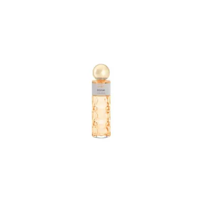 A bottle of perfume on a white background.