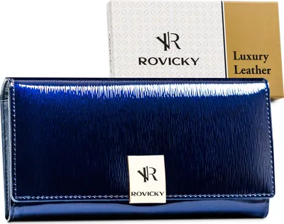 Produktbild von Rovicky Portemonnaie aus Leder für Frauen Choam dunkelblau One size