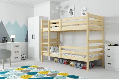 Produktbild von Kinder-Etagenbett 90x190 MELANIE - Kiefer