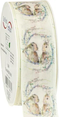 Produktbild von Osterband mit Hasenmotiv für kreative Dekorationen