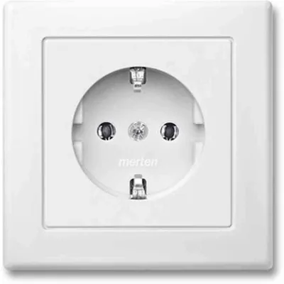 Image de MERTEN Prise 1f polws glz M-SMART UP+erh.BS IP20 VP