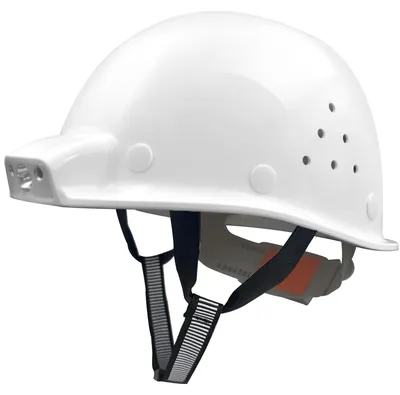 Obrázek produktu pro Pracovní helma dle normy EN397, obvod 53-65 cm, s ochranným páskem, bílá, pro průmysl