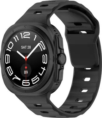 Produktbild von Bizon Armbanduhr Silikon G für Galaxy Watch Ultra 47 mm, Schwarz