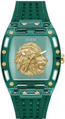 Produktbild von Guess Analoguhr Herren Phoenix Grün Transparent GW0959G2