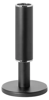 Produktbild von RITMO Leuchter - H.19cm - schwarz-silberfarben - Aluminium