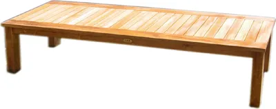 A wooden park bench on a white background.
