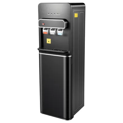 Produktbild von Wasserspender Schwarz mit Bodenbeladung für 5-Gallonen-Flaschen