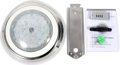 Zdjęcie produktu dla Podwodne oświetlenie basenowe, LED RGB, wodoodporne IP68, BIAŁE