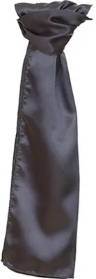 Produktbild von Damen Schal Satin Scarf - Farbe: Black - Größe: 120 x 25cm