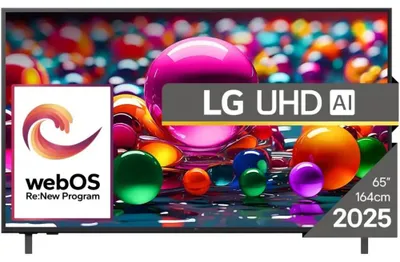 Obrázek produktu pro LG 65UA74003LB, 165,1 cm (65"), 2160 x 3840 px, LED, Smart TV, Wi-Fi, Černá