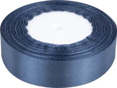 Produktbild von SATINBAND 25mm/32m SCHLEIFENBAND Geschenkband Dekoband - Silber