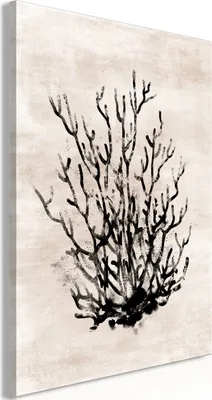 Produktbild von Vlies Leinwandbild - Water Bush (1 Part) Vertical 40x60 cm Blumen b-A-0787-b-a