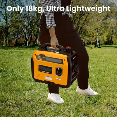 Productafbeelding van Draagbare Inverter Generator - Stroomgenerator - Generator - Camping Generator - Noodstroom - 2300 Watt