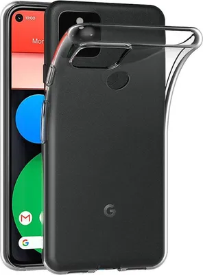 Produktbild von Conie Silikon Schutzhülle für Google Pixel 4a 5G Tasche klar Case Cover Bumper Hülle durchsichtig in transparent