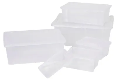 Produktbild von Klarsichtbox 5er-Set Stapelbox Aufbewahrungsbox Deckelbox Kunststoffbox Box neu