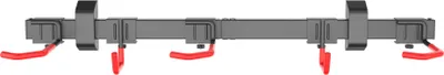 Produktbild von Wiltec Fahrrad Wandhalterung für 3 Fahrräder 82,4 x 18 x 13,6 cm bis 95 kg, Universal Fahrradhalterung leichte Installation, Fahrradaufhängung Stahl