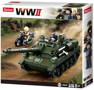 Produktbild von Sluban M38-B0687 Panzerzerstörer Militär Bausteine