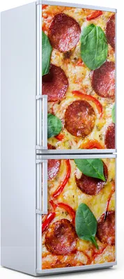 Produktbild von Magnete Dekorative - 70 cm x 190 cm - Küche - Magnetmatte Kühlschrankmagnete - Peperoni Pizza