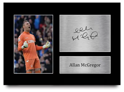 A4 Allan McGregor Display – Ungerahmter Fußball-Fotodruck