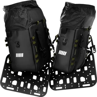 Immagine prodotto di Set di borse laterali SC-38 L + SC-22 S incl. 2 piastre di montaggio - SCHNORR