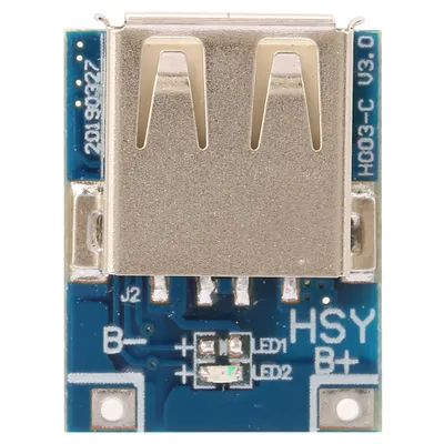 Produktbild von USB-Ladeplatine, Batterieladeplatine, Power-Boost-Modul, Schutzplatine für Batterieladung und -entladung, Batterieschutzplatine