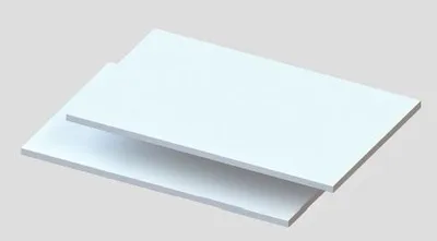 Produktbild von RECARDO Einlegeböden 2er-Set Weiß inkl. Bodenträger passend für Schwebetürenschrank 522197