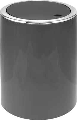 Image de bremermann Seau à cosmétiques SAVONA 5,5 litres en plastique, rond - gris