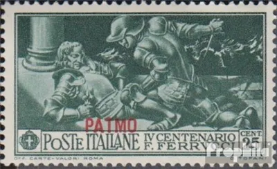 Produktbild von Briefmarken Ägäische Inseln 1930 Mi 27VIII postfrisch Ferrucci Aufdruckausgabe Patmo