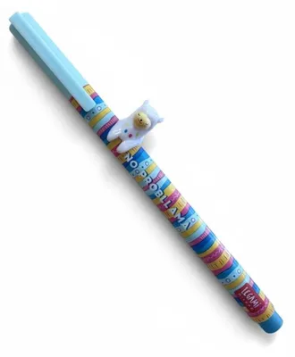 Image de Lovely Friends - Stylo À Encre Gel Avec Motif Animal - Lama - 0,5 Mm - Encre Bleu Ciel
