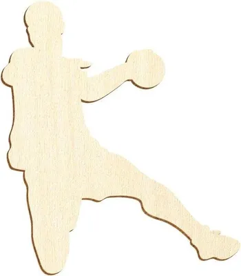 Produktbild von Holzbrett Spielzeug - Silhouetten Dekoration - Hobby Basteln - Gelaserter Braunrand - 30cm 50 Stücke - Naturholz