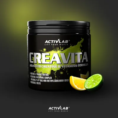Produktbild von Activlab Creavita 300 g Kreatin Monohydrat Taurin Vitamin B – Zitrone Limette