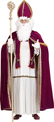 Produktbild von Nikolaus Kostüm - Weihnachtsmann -Bischof Nikolauskostüm Gr. S-XXL Gr. L/XL