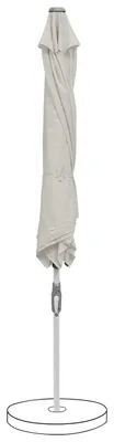Produktbild von Suncomfort by Glatz Sonnenschirm Mittelstockschirm Slide Ø 250cm, Farbe light grey hellgrau