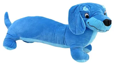 Produktbild von Blauer Dackel Kuscheltier XXL - ca. 100 cm