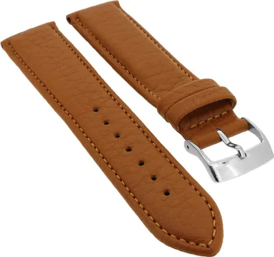 Produktbild von Barington Imperator Uhrenarmband braun wasserabweisend Rindleder ► 34766, Stegbreite:18mm, Schließe:Silbern