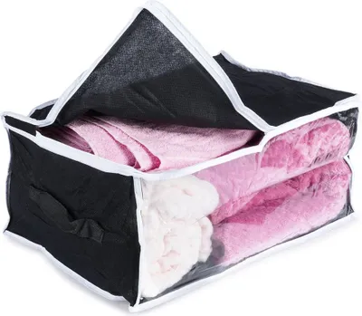 Produktbild von Organizer-Tasche für Bettwäsche, Decken, Kissen, Kleidung 45x30x20