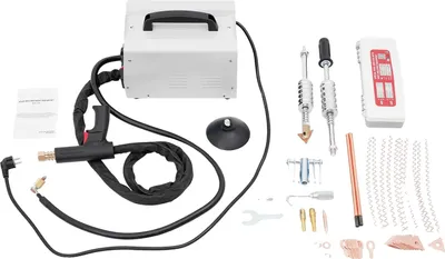 Image de Kit de réparation des bosses de carrosserie automobile, outil portable, performances robustes, noir