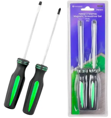 Immagine prodotto di Set di CACCIAVITI 2 pezzi con punta MAGNETICA PH2x110 mm SL5x110 mm