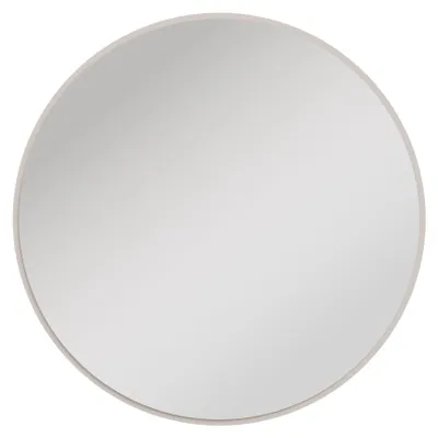 Produktbild von Ovalio Wandspiegel rund 100 cm, Spiegel hängend Typ 701 Schlafzimmer Wohnzimmer Esszimmer Modern Farbwahl Sandbeige, Cremona-Eiche und Dunin-Eiche