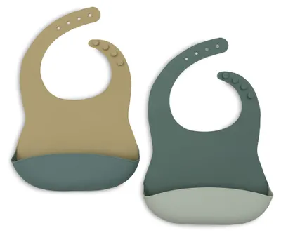 Produktbild von Lätzchen Silikon - Jade Shades - 2 Stück